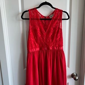 ASOS red lace dress - US size 10